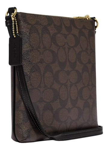 Cartera Crossbody Coach Mini Rowan - Marron