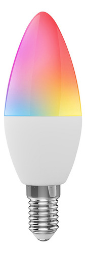 Wifi Smart Bombilla Rgb+w+c Led Vela Bombilla 5w E12 Regulab