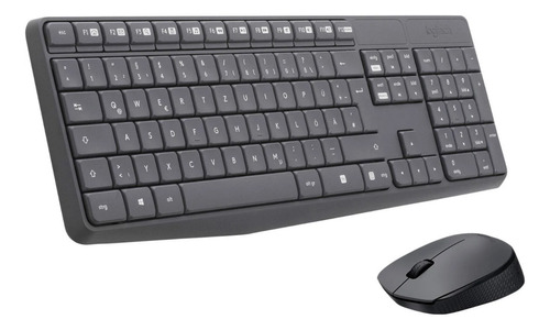 Kit Teclado + Mouse Logitech Mk235 Inalambrico Wireless Usb