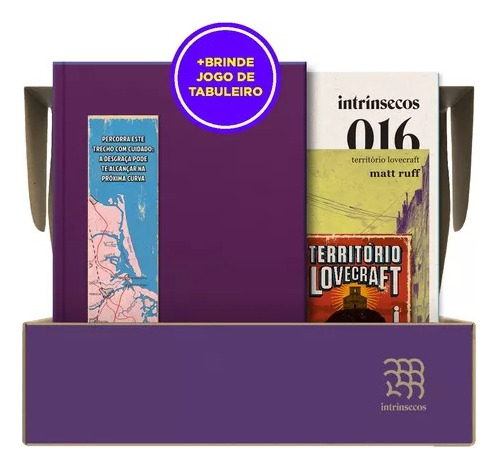 Livro Box Território Lovecraft - Edição Especial Com Brindes E Revista Do Clube Intrínsecos - Matt Ruff - Capa Dura - Intrínseca - Novo E Lacrado