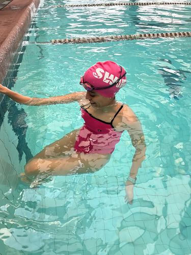 Gorra De Natación Swim Rosa Masnatacion Rosa Chicle Lisa Unitalla