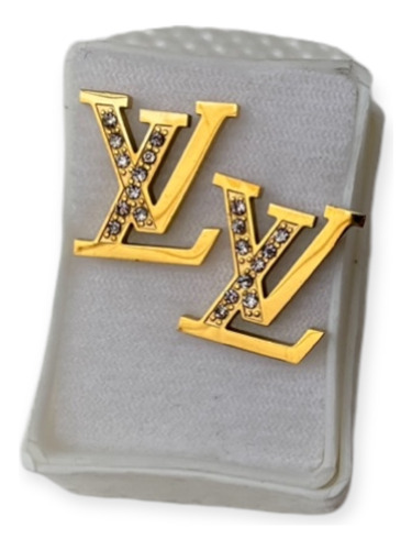 Aretes Lv Con Cristales