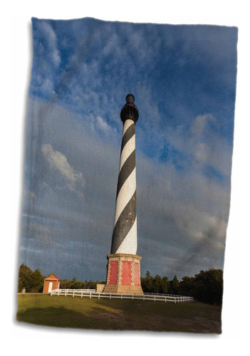 Toalla De 3d Rose North Carolina-cape Hatteras Lightho...