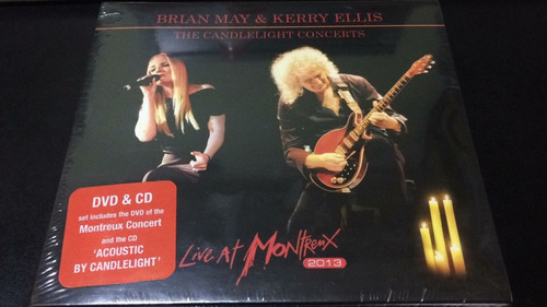 Brian May & Kerry Ellis- Live At Montreux 2013- Dvd+cd Nuevo