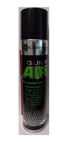 Imagen 1 de 3 de Aire Comprimido Removedor Aerosol Chemitec 400ml Grande