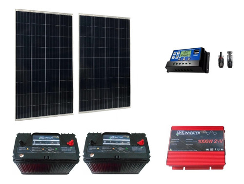 Kit Solar 1000w  120v Aislado Envio Gratis