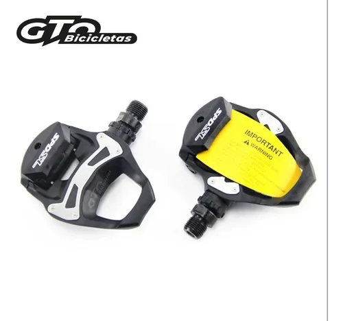 Pedales para Ruta Shimano PD-R550 color negro, con Calas