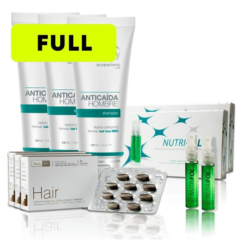 Imagen 1 de 1 de Pack Anticaída Hombre (full) Hair Recovery