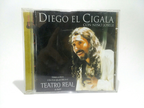 Cd Diego El Cigala Con Niño Josele  Teatro Real 