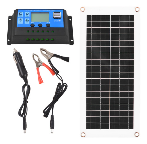 Kit De Recarga Para Vehículo. Solar Rv Camper Caravan. Panel