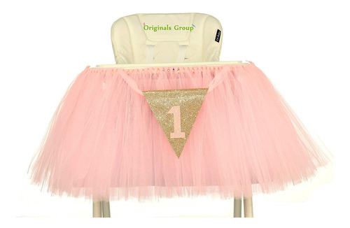 Originals Group Falda Tutu Rosada Bebe Primer Cumpleaño Para