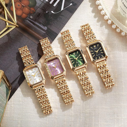 Reloj De Pulsera Para Mujer, Acero Inoxidable