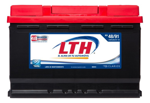 Bateria Auto Lth L-48/91-615. Entrega En Ecatepec Edomex.