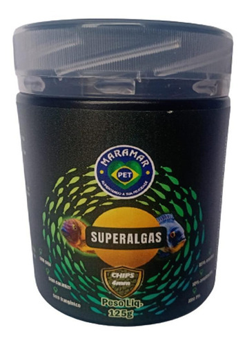 Ração Maramar Superalgas 125g Chips