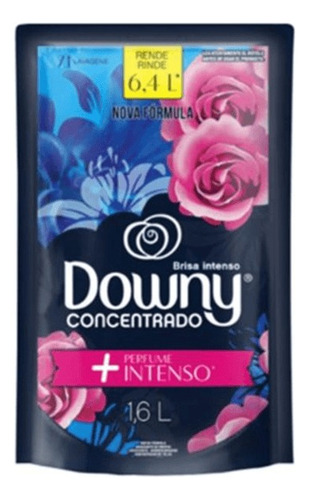 Amaciante Downy Concentrado Brisa Intensa Ii Em Sache 1,6l
