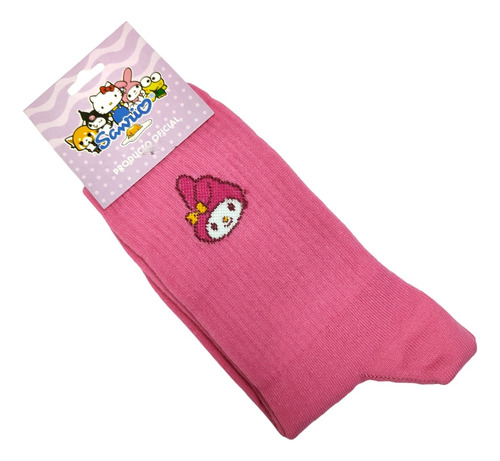 Par Medias Largas Puño Hello Kitty Licencia Oficial Sanrio