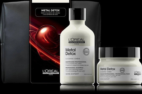 Duo Metal Detox Shampoo 300ml / Máscara 250ml +cosmetiquero 