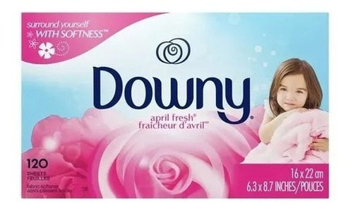 Toallas Suavizante De Tela Para Secadora  Downy 120 Lavadas