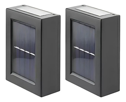 Lampara Farol X 2 Unidades Solar Led Bidireccional Exterior 