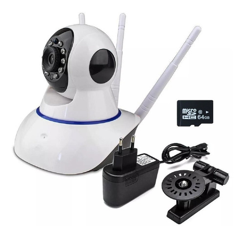 3 Camara Seguridad Ip Wifi 1080 Mov 360º Graba Memoria 64gb