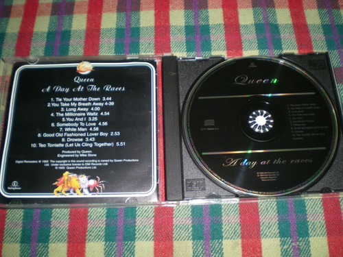 Queen / A Day At The Races Cd Ind.arg. (d2) (Usado)