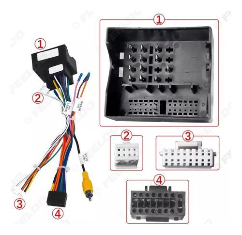 Arnes Plug & Play Con Canbus Vw Jetta Polo Vento Gol Saveiro