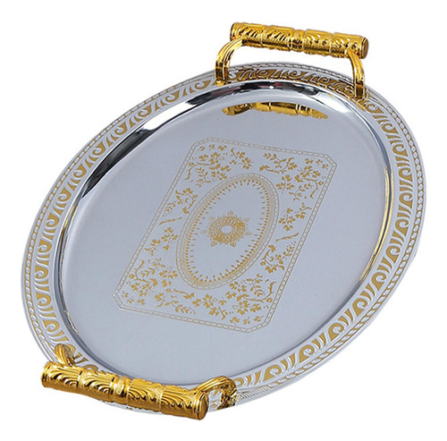 Bandeja Para Servir De Acero Inoxidable Bandeja 37cmx29.5cm