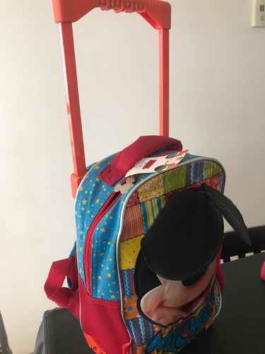 Mochila Carro Con Ruedas Mickey Disney Store Original