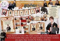 Comprar Kit Imprimible Candy Bar Harry Potter 2 Full% Editable