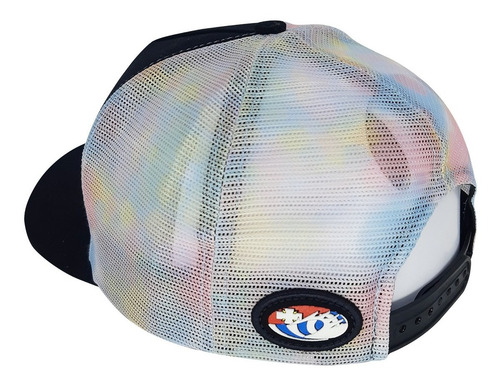 Imagem 6 de 8 de Boné Trucker Tie Dye Aba Curva Tribo Surf Ubatuba