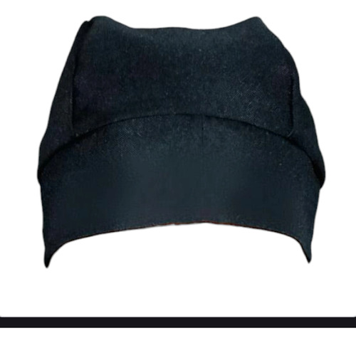 Pack 3 Cofias Pirata Unisex Para Cocina Gastronomía Negro Unico