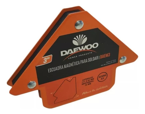 Escuadra Magnética Para Soldar Daewoo 3 Pulgadas Acero A3