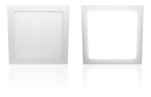 Painel Led 12w Lux Embutir Quad. 3000k - Taschibra.