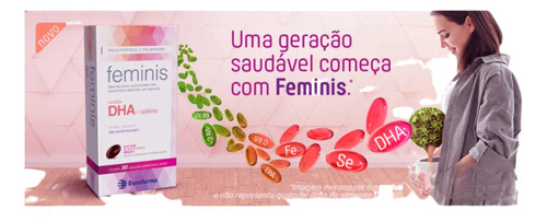 Kit C3 Suplemento Feminis Ácido Fólico - Eurofarma