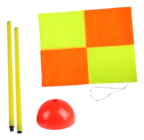 Pólos De Agilidade De Futebol 2pcs Pólos Base Vermelha