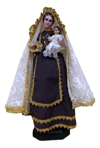 Virgen Del Carmen  (maria) De 50 Cm De Vestir