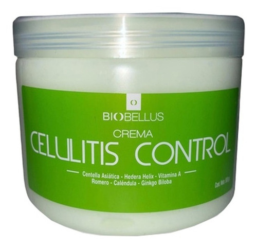 Crema Celulitis Control Centella Asiática Biobellus X500gr