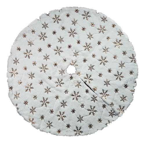 Faldas De Felpa Navideñas De Piel Sintética Blanca De 31 Pu
