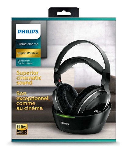 Imagen 3 de 7 de Auricular Inalambrico Philips Shd8850 Audio Hi-res Para Tv