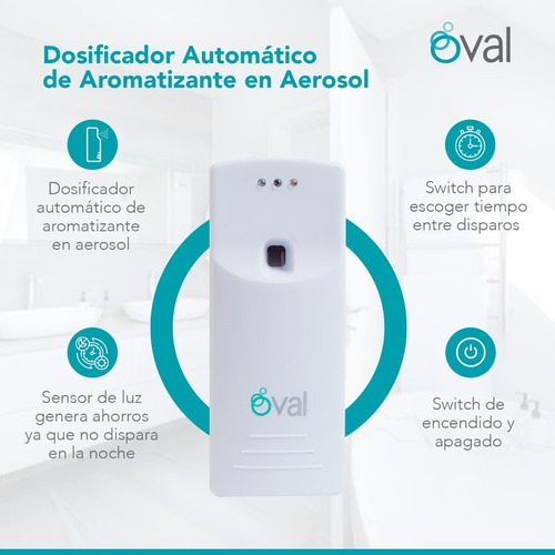 36 Piezas Dispensador Aerosol Automático Programable