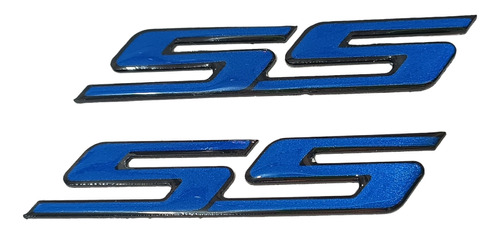 Emblema Ss Lujo Lateral Corsa Aveo Fiesta Ka Kit Azul