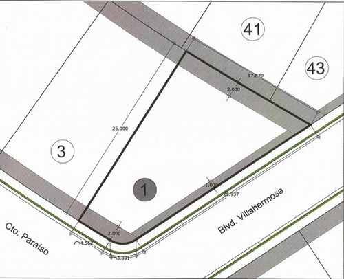 Terreno En Venta Parque Villa Hermosa 