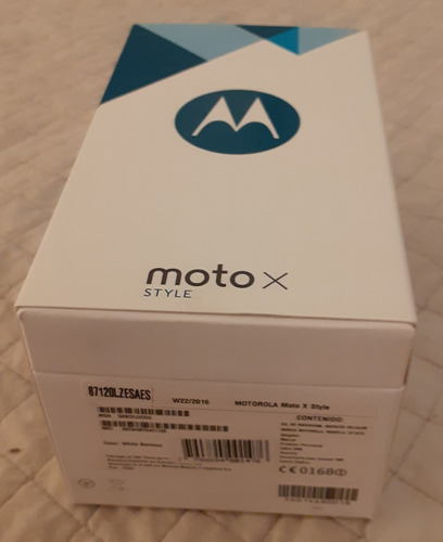 Caja Motorola X Style Bamboo White,modelo Xt 1572. Completa. | MercadoLibre