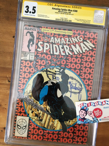Comic Cgc - Amazing Spider-man #300 Venom Mcfarlane Firma