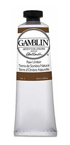 Pintura Al Óleo Gamblin Artist's Umber Crudo 37 Ml