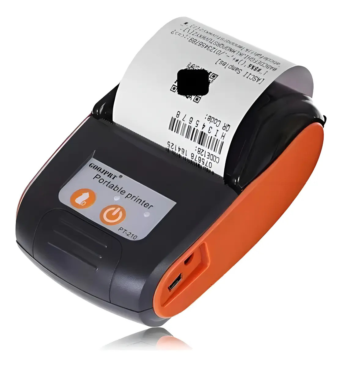 Impresora Bluetooth Goojprt PT-210 Monocromática Negra
