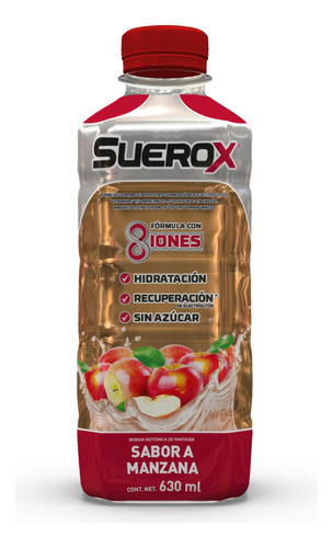 Suerox Bebida Hidratante Sabor Manzana 600ml