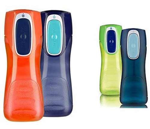 Contigo Autoseal Trekker Botellas De Agua Para Niños, 14 Oz,