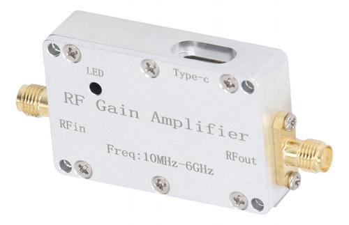 Amplificador De Ganancia Rf De Bajo Ruido 10mhz-6ghz 10db Pr