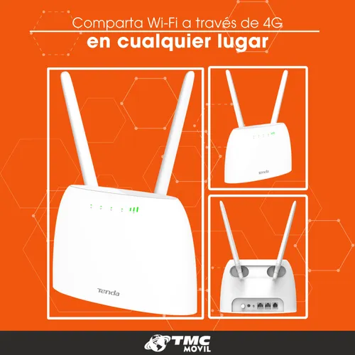 Tenda N300 4g06 Para Operadores Etb Y Wom Con Lte.